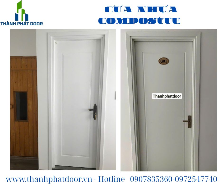 cua composite mau trang 1 panel
