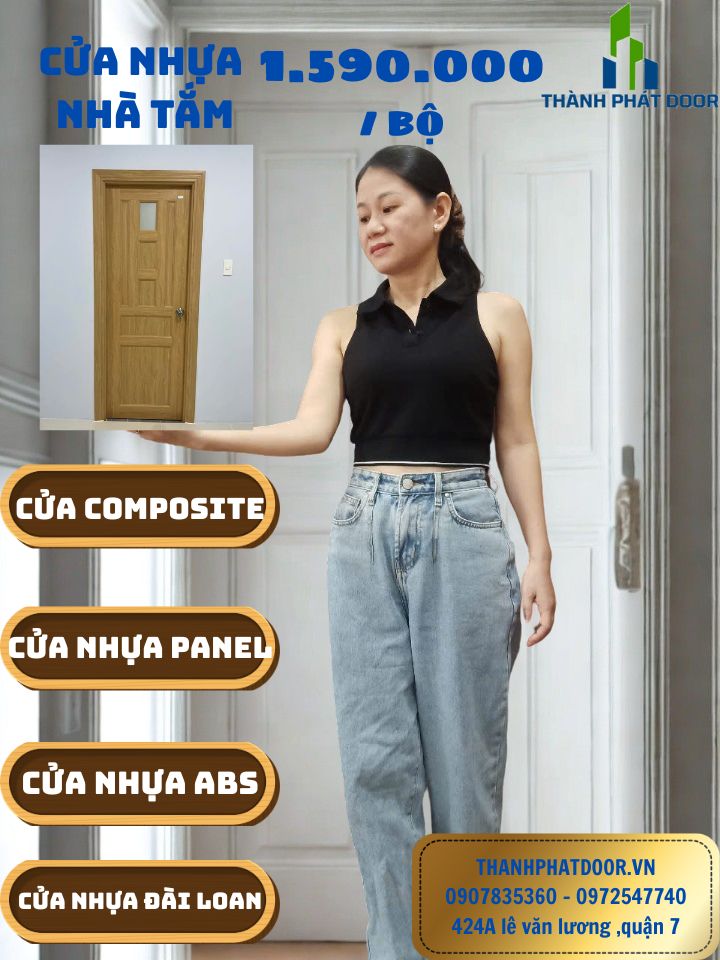 Cua nhua nha tam gia re