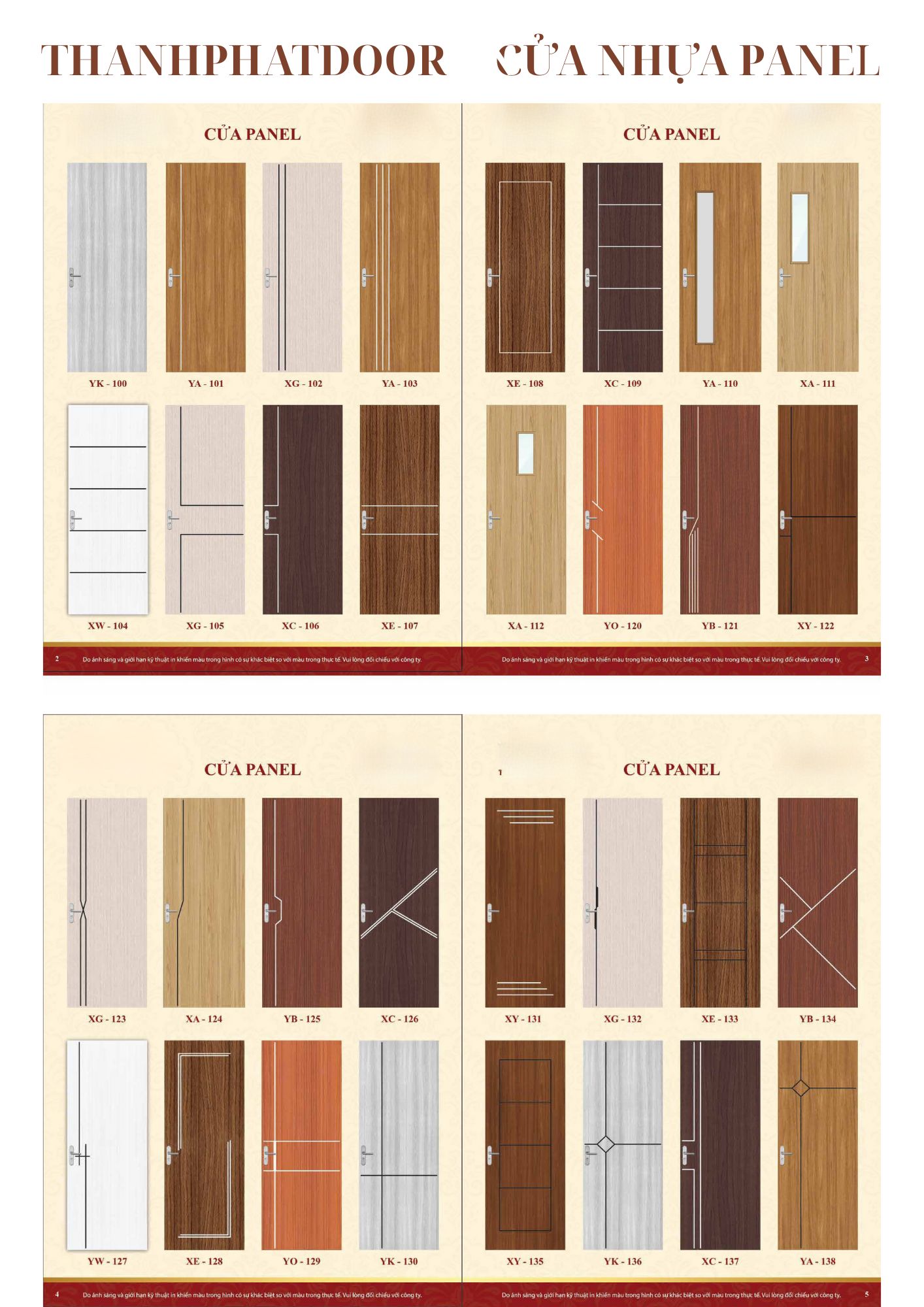 mau cua nhua Panel Y@door 2