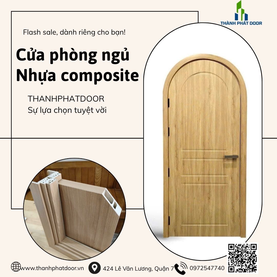 CỬA NHỰA COMPOSITE VÒM CONG 