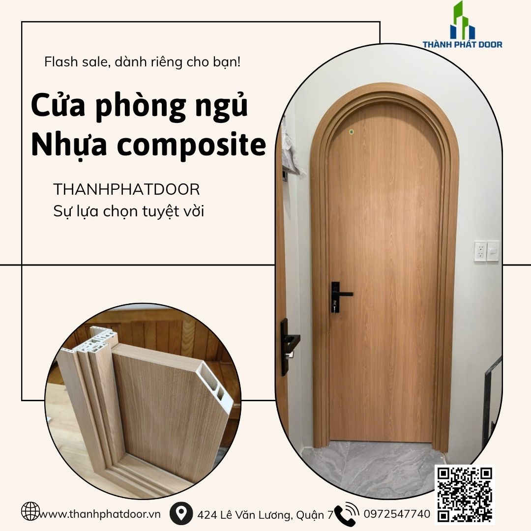 CỬA NHỰA COMPOSITE VÒM CONG