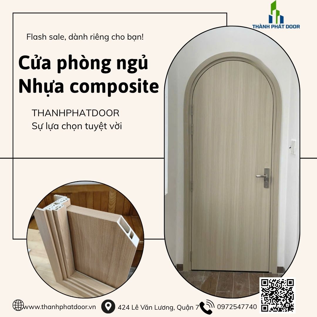 CỬA NHỰA COMPOSITE VÒM CONG