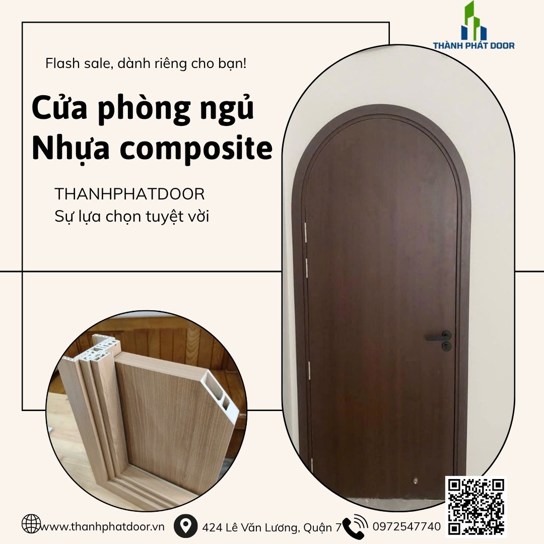 CỬA NHỰA COMPOSITE VÒM CONG