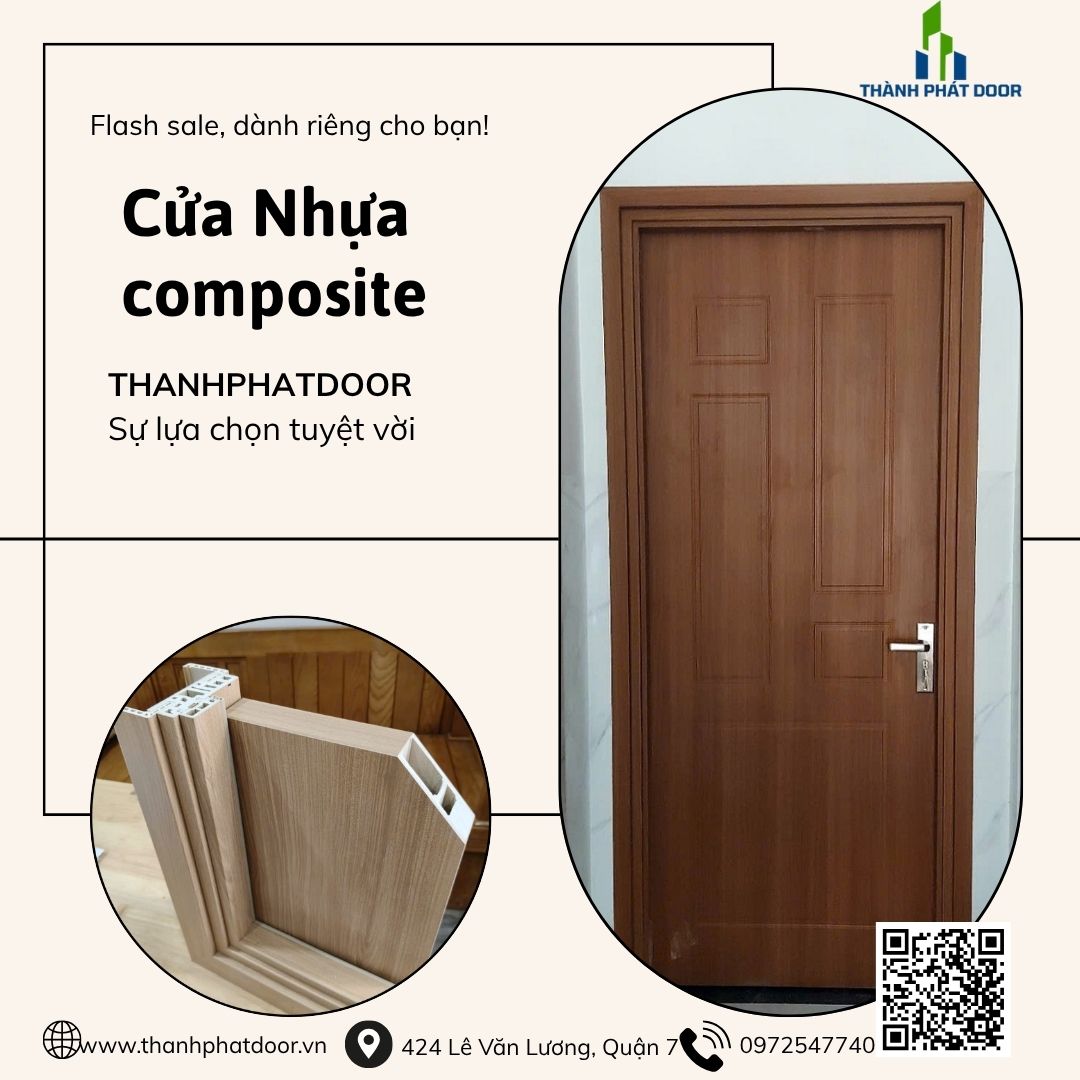 CỬA PHÒNG NGỦ NHỰA COMPOSITE
