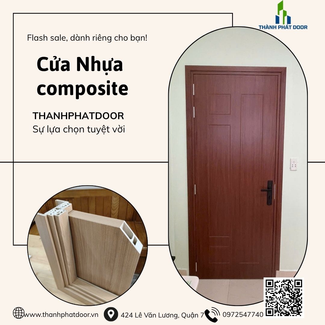 CỬA PHÒNG NGỦ NHỰA COMPOSITE