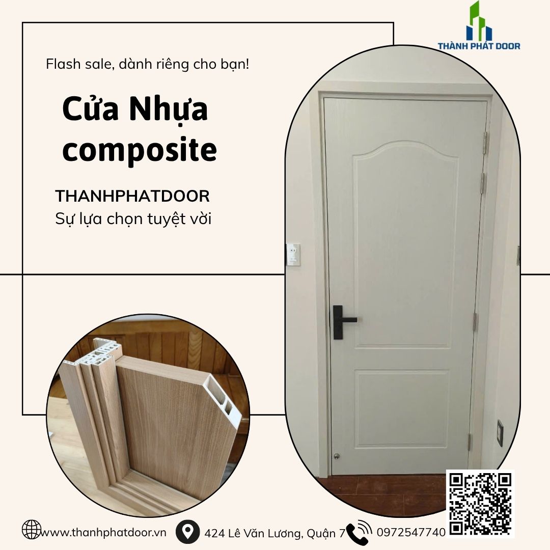 CỬA PHÒNG NGỦ NHỰA COMPOSITE