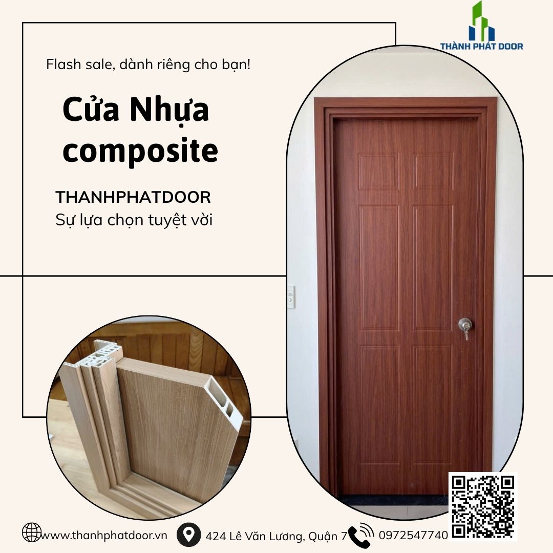 CỬA PHÒNG NGỦ NHỰA COMPOSITE