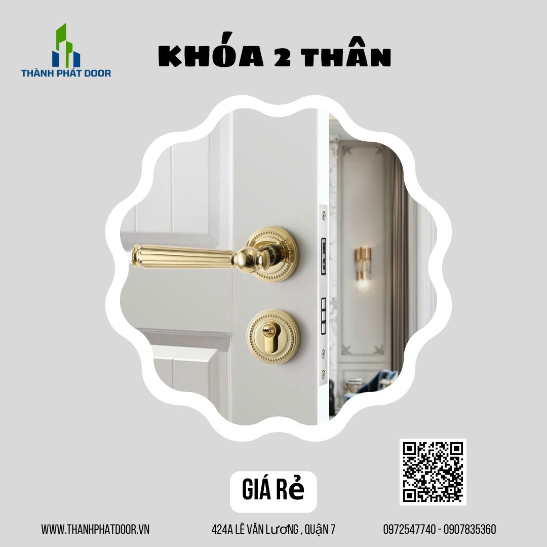 KHÓA TAY GẠT MÀU VÀNG