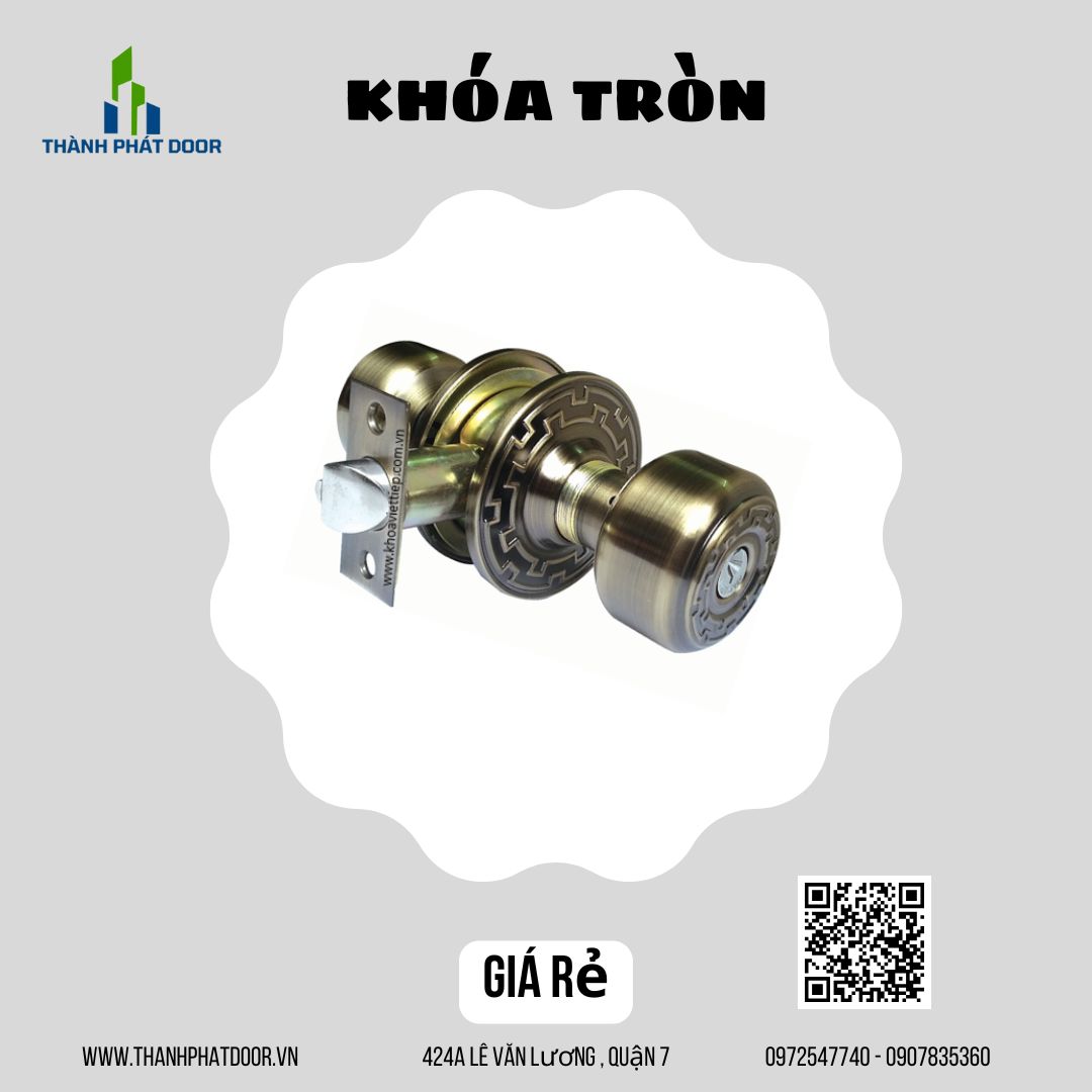 KHÓA TRÒN MÀU VÀNG