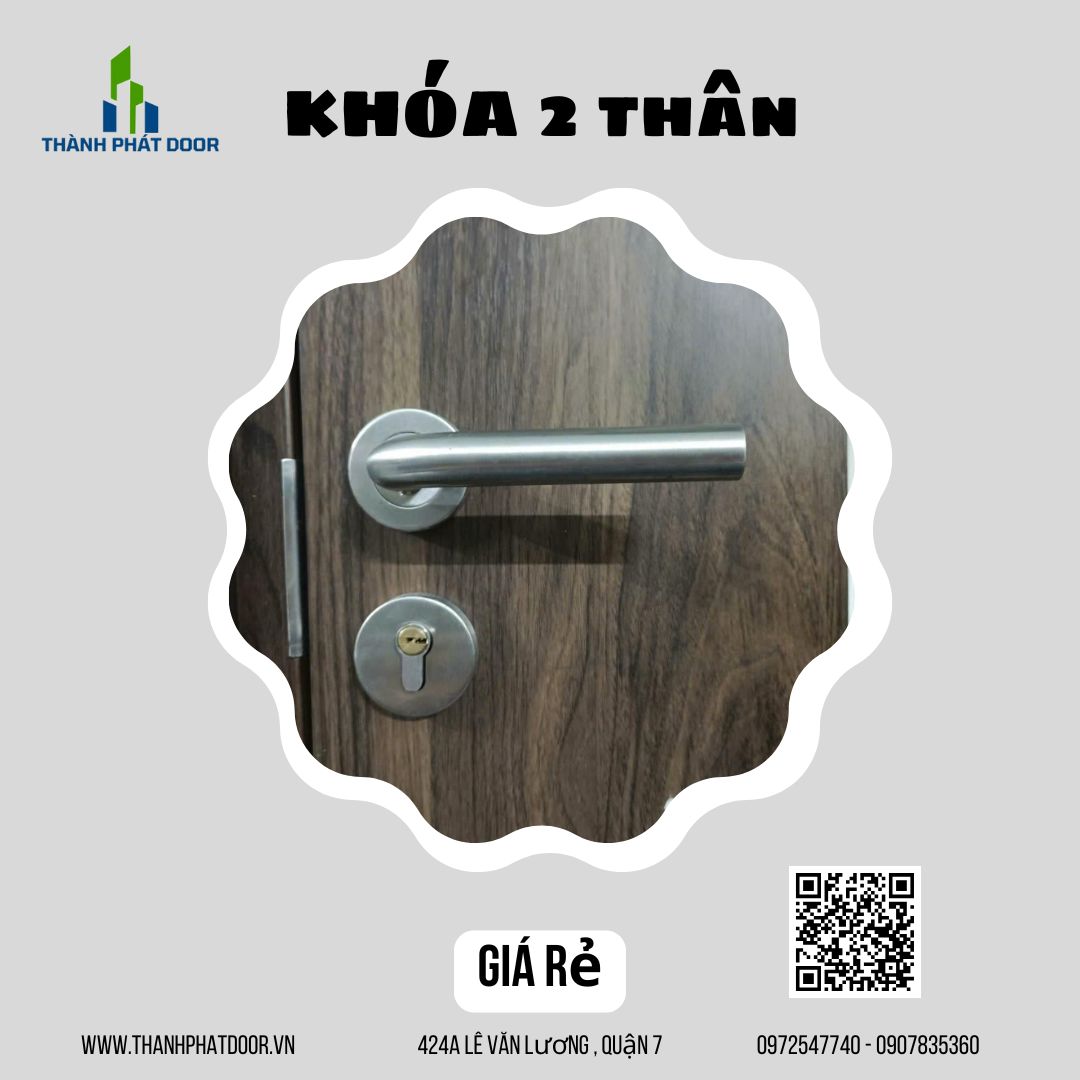 KHÓA TAY GẠT INOX TRẮNG