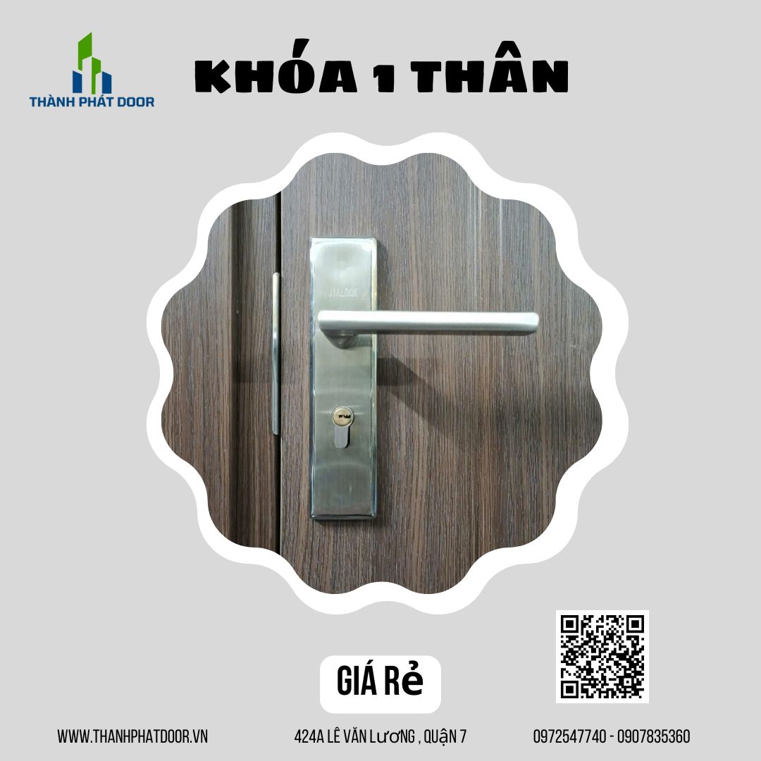 KHÓA TAY GẠT INOX TRẮNG