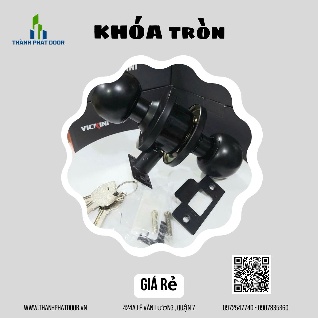 KHÓA TRÒN MÀU ĐEN