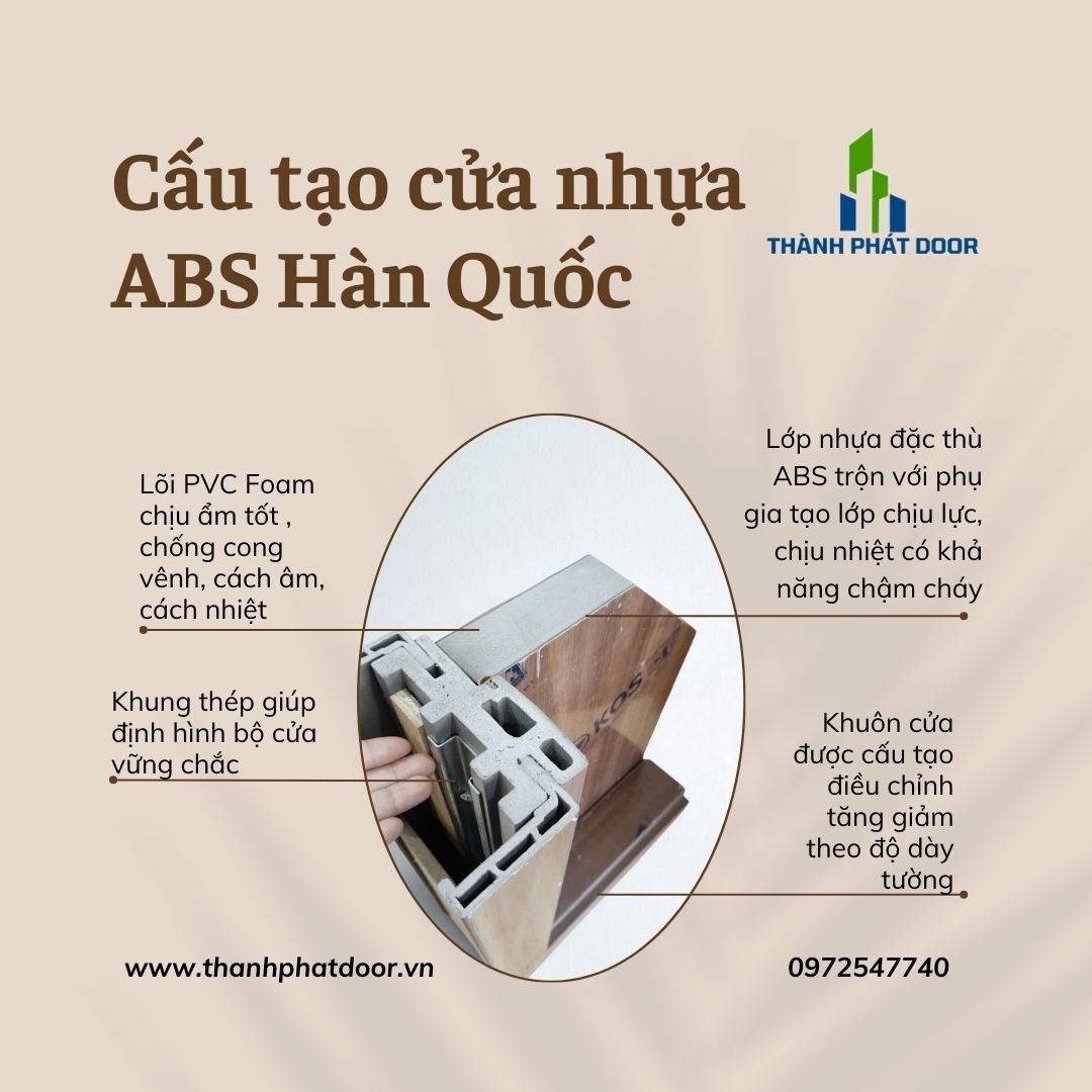 Cau tao cua nhua ABS Han Quoc